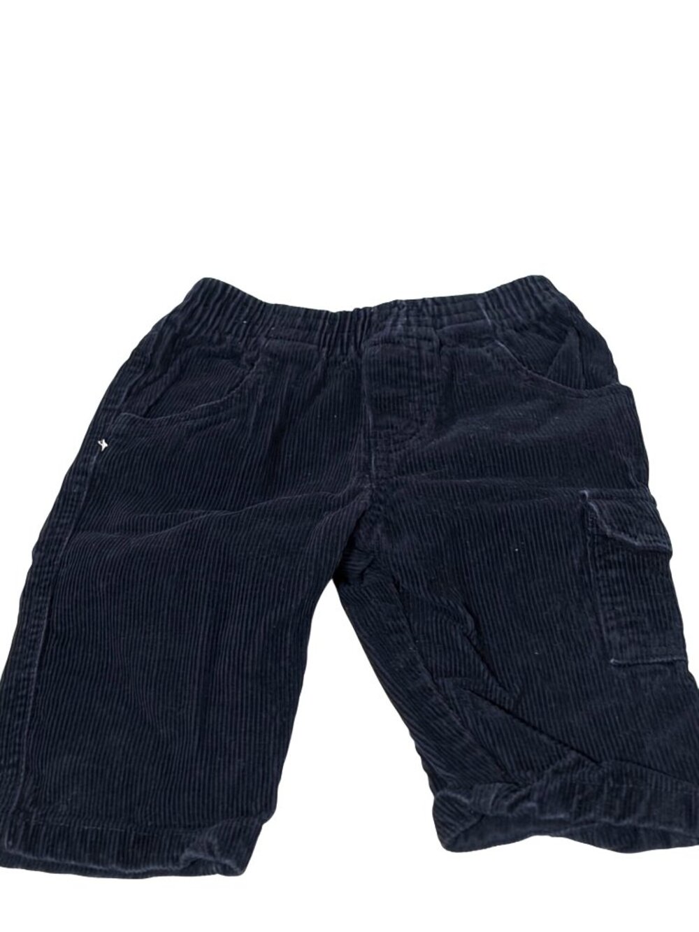 Wonder Kids Boys Infant Baby Size 6 9 months Navy Blue Cargo Corduroy Pants